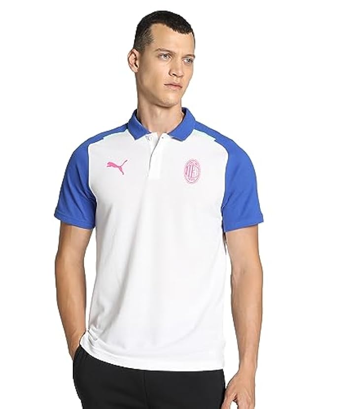 2023-2024 Milan Casuals Polo Football Soccer T-Shirt Maglia (Black) 526121453