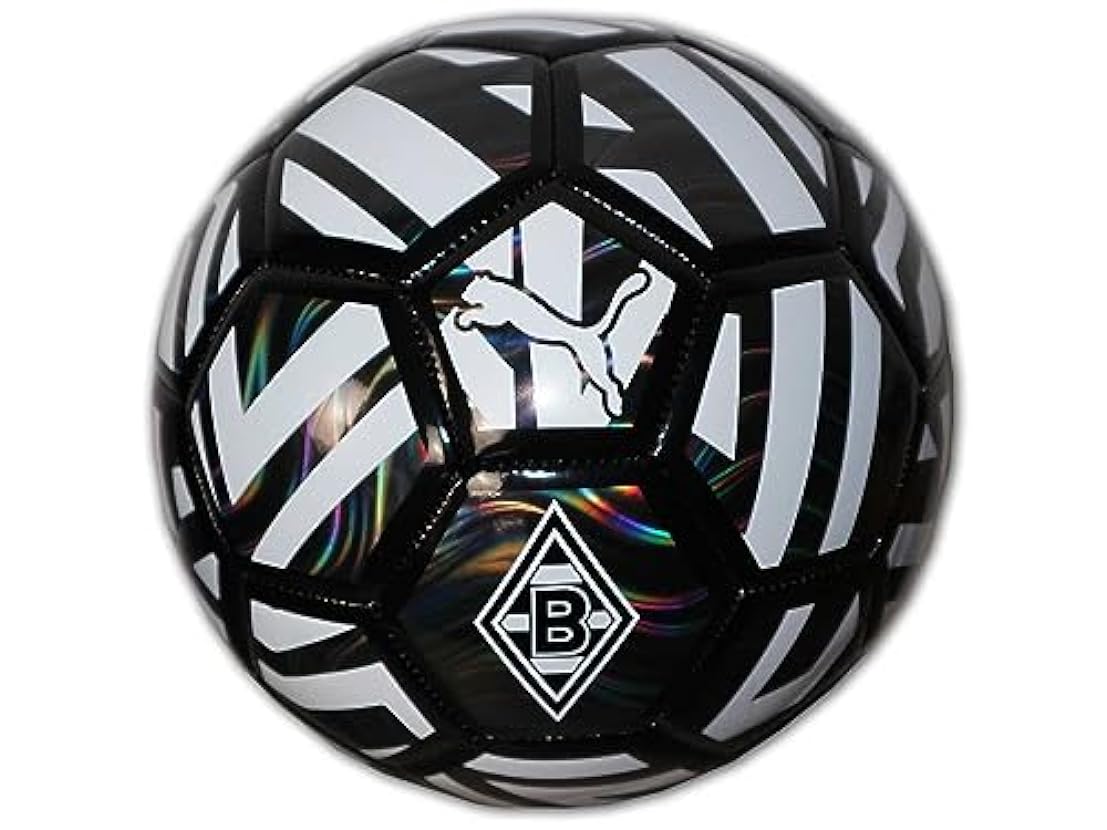 Puma Borussia M´ Gladbach Fan Ball misura 5 BMG calcio allenamento tempo libero 619515842