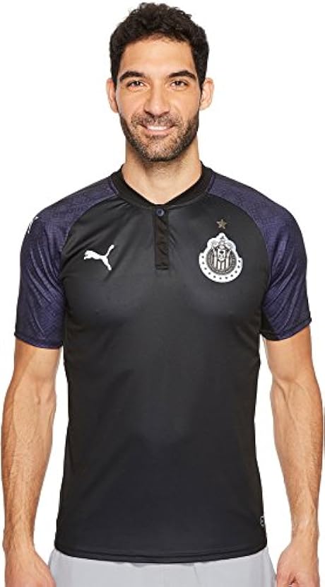 PUMA Manchester City MCFC Shirt Replica with Sponsor Logo T-Shirt Uomo 762293042