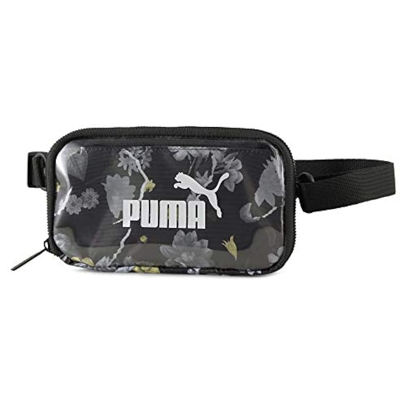PUMA Core Seasonal Sling Pouch Black Flower, Puma Black
