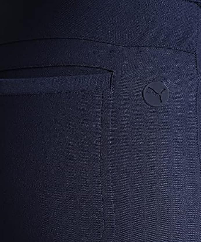 PUMA Pantaloni da golf in tessuto Pwrshape da donna, tasche posteriori, giacca blu navy 691182601