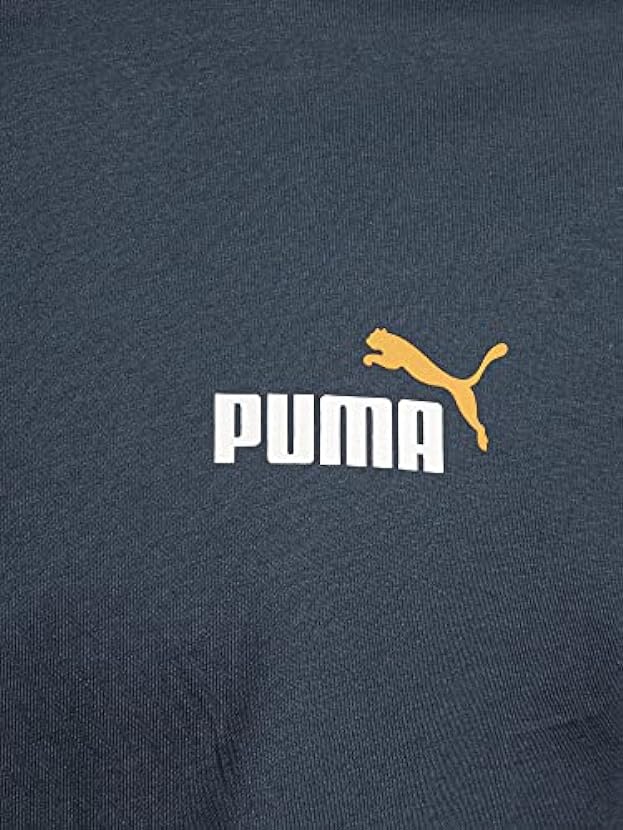 PUMA Ess+2 col Small Logo Tee Dark Night 790654132