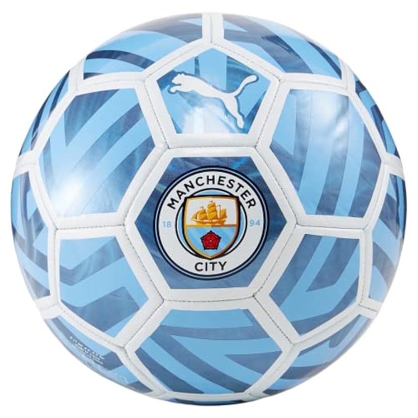 Manchester City FC PUMA MCFC 084045-01 Fan Ball Pallone da calcio Unisex - Adulto white 5 392064696
