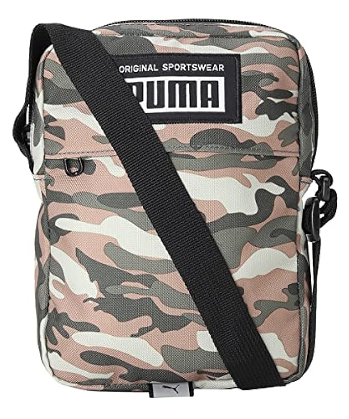 PUMA Academy - Mini borsa portatile, colore: Verde scuro, Dark Green Moss-mimetico Pack Aop, Taglia unica 558221424
