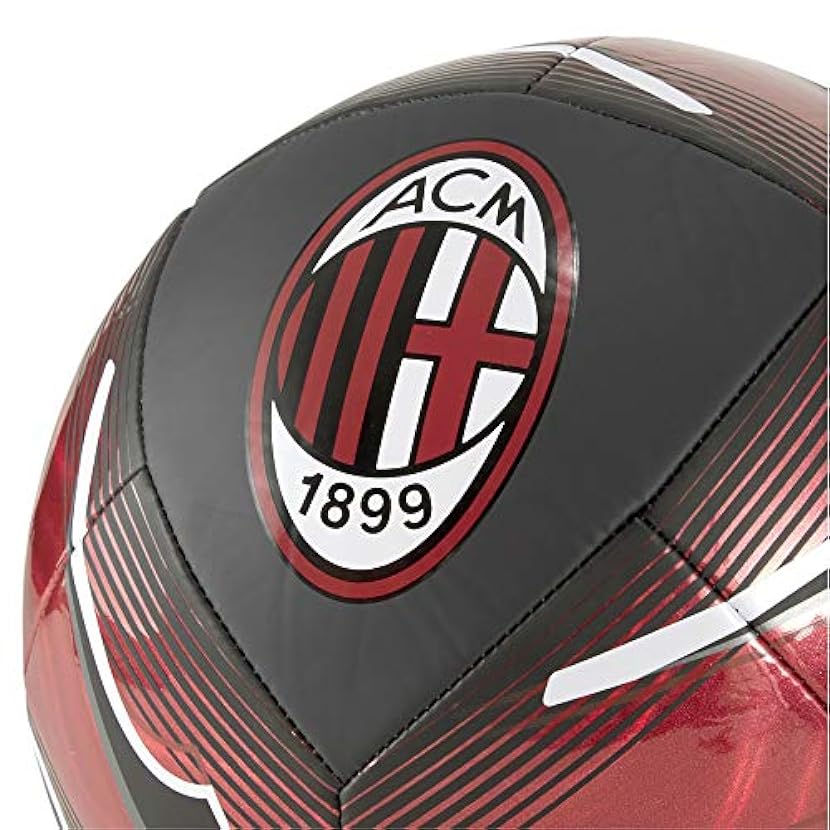 PUMA AC Milan Icon 2020-2021 Pallone, Black-Tango Red 607930808